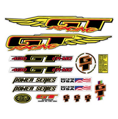 1998 GT BMX - Power Series - decal set
