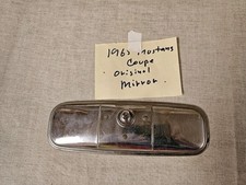 1965 Ford Mustang Chrome Standard Rear View Mirror-original-rough Condition