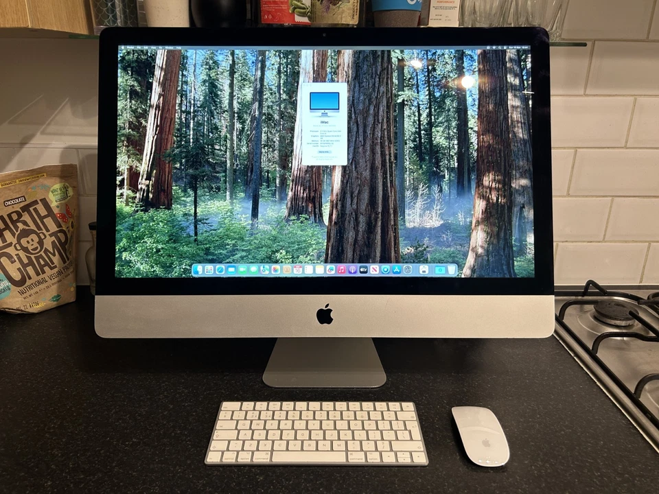 Apple iMac 27" 5K, i5 CPU, 16GB RAM, 2GB AMD GPU, 500GB NVME - macOS Sequoia - Image 2 of 4