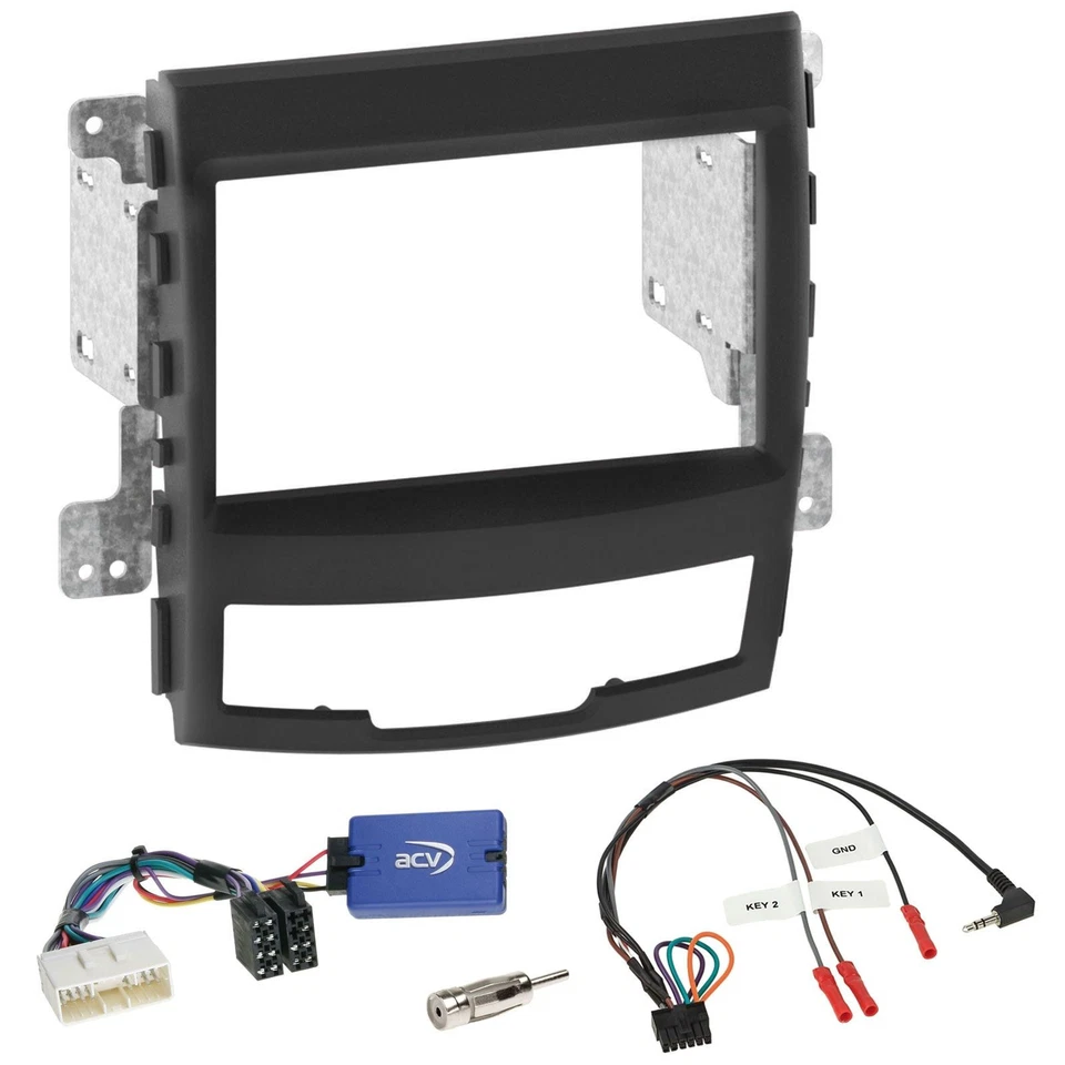 ESX 2DIN DAB USB Lenkrad Bluetooth Autoradio für SSangYong Korando mit Tasten 10 - Bild 3 von 4