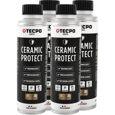 4x300ml TECPO KERAMIK ESTER ADDITIV MOTORSCHUTZ ANTIVERSCHLEIß ÖL ZUSATZ PROTECT