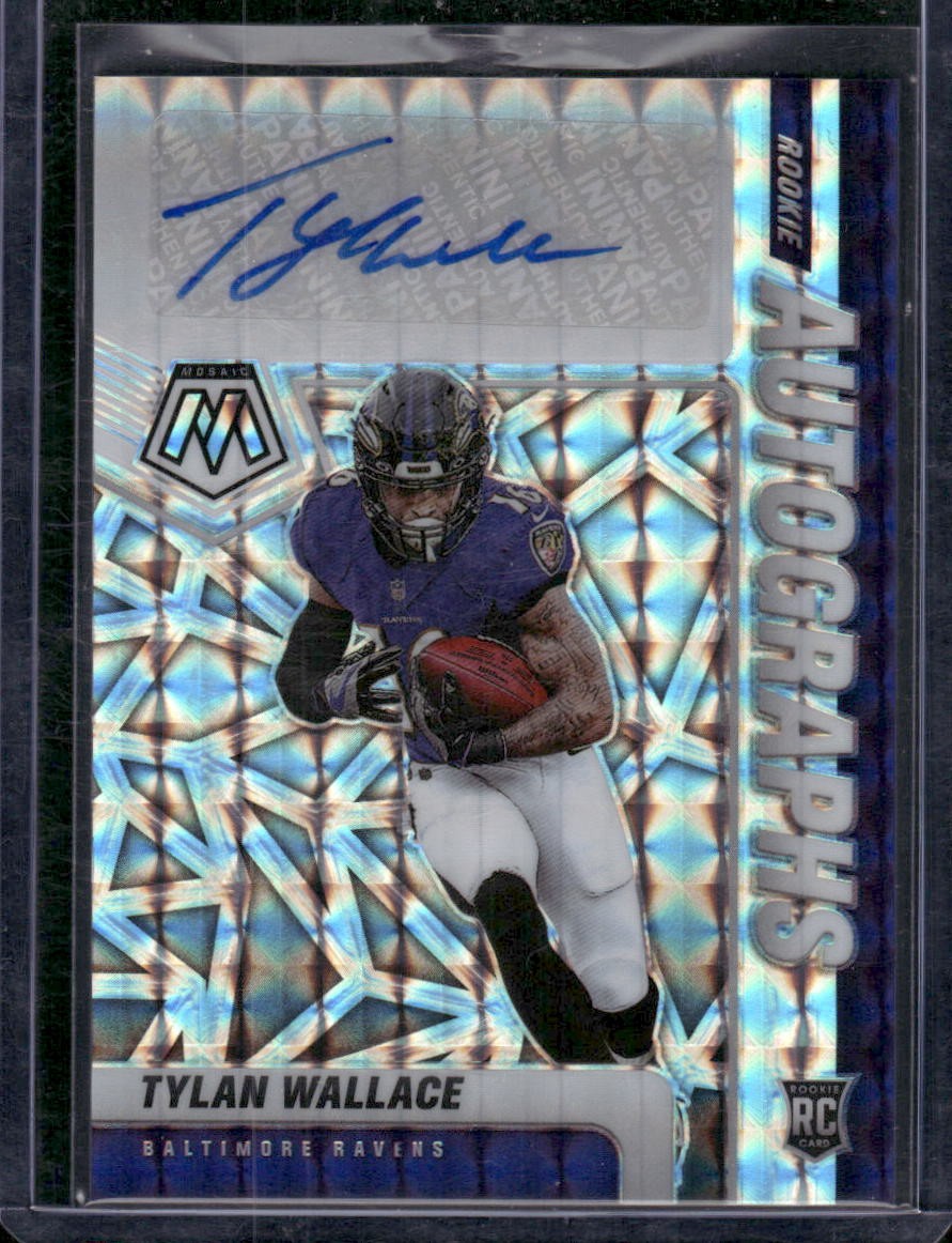 2021 Panini Mosaic #RA-26 Tylan Wallace Rookie Autographs Mosaic