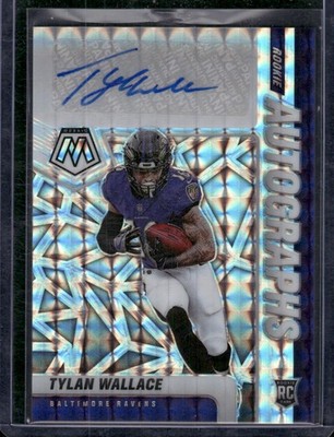 2021 Panini Mosaic #RA-26 Tylan Wallace Rookie Autographs Mosaic