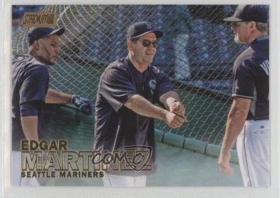 2016 Topps Stadium Club Gold Foil Edgar Martinez #208 HOF e0q