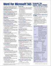 Word for Microsoft 365 Office 365 Intermediate Quick Reference Guide - Paragra