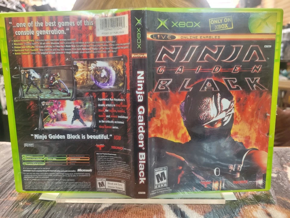 Ninja Gaiden Black Xbox NoManual EN Tested Free Shipping in Canada !! - Image 2 of 4