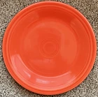 Fiestaware 10.5" Dinner Plate Homer Laughlin Fiesta Poppy Orange Mint 2014