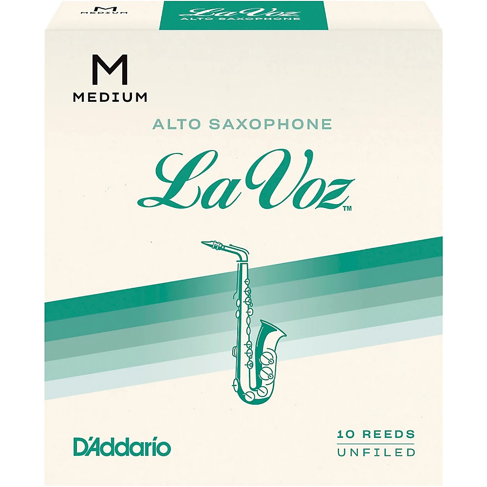 La Voz Alto Saxophone Reeds Medium Box of 10 5490₽