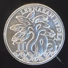Yr 999 Lernaean Hydra Snake Labor Of Hercules Bullion-0.999 Silver 1 Oz Art Coin