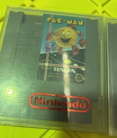 Attack of the Killer Tomatoes (Nintendo, NES) Authentic Game Tengen Pac-Man Gray