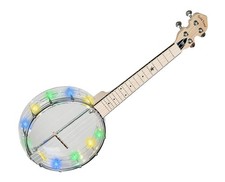 Gold Tone Little Gem Banjo Ukulele Diamond with Built-In Lights