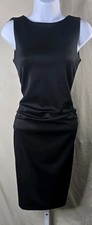 ASOS Black Fringe Dress V-Back Women’s 2 Excellent Condition