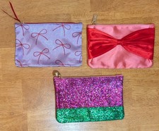 Lot Of 3 Unused Ipsy Makeup Bags No Products - Bags Only 