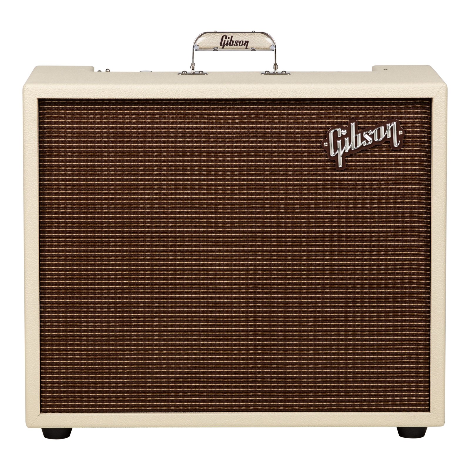 Специальная версия решетки радиатора Gibson Dual Falcon 20 2x10 Combo Cream Bronco Oxblood -