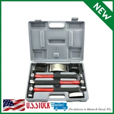 20709A Heavy Duty Auto Body Hammer and Dolly Kit, 7 Piece