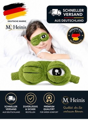 Lustige Frosch Auge Schlafmaske Augenmaske Augenschutz sehr weich Fun Maske NEU
