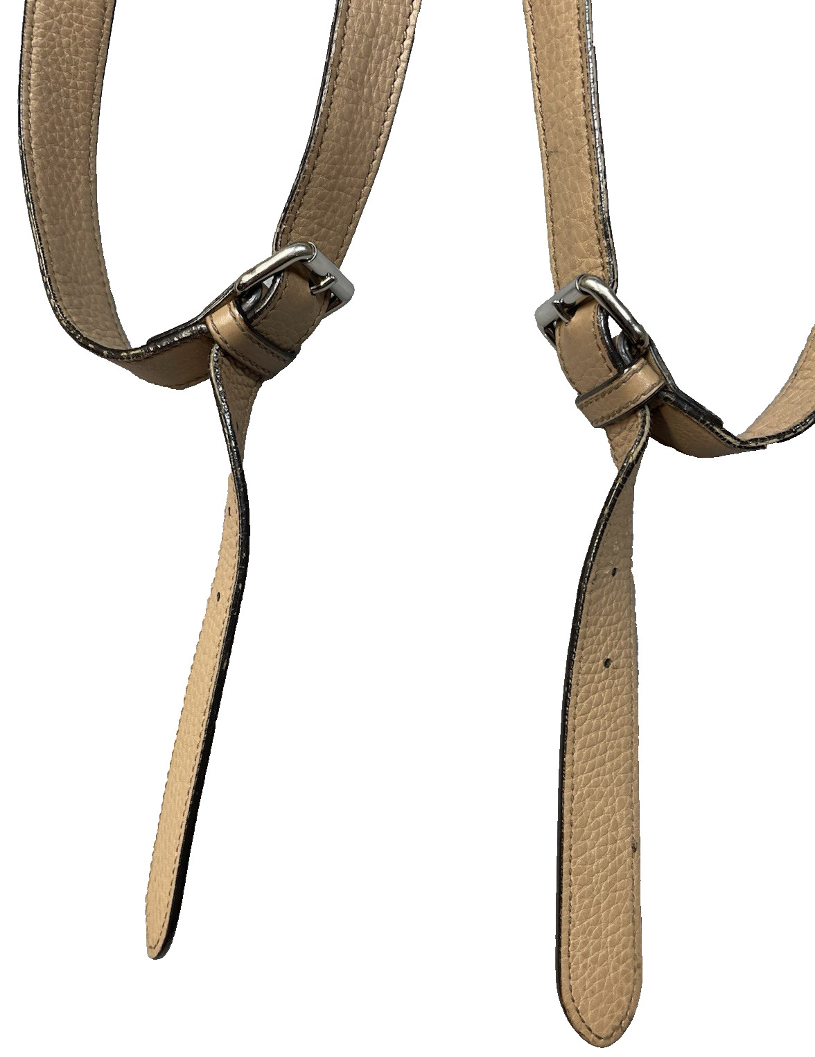 Gucci Soho Leather Drawstring Backpack Beige Pebb… - image 11