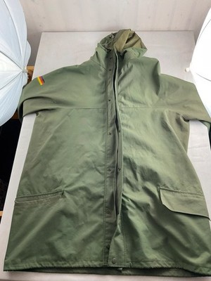 Original Bundeswehr Gore Tex Nässeschutzjacke Parka Oliv Gr. IV   Vintage