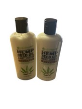 HEMPHAPPY Hemp Seed Oil  Coconut Body Lotion Moisturizer 12 fl oz Non-Greasy