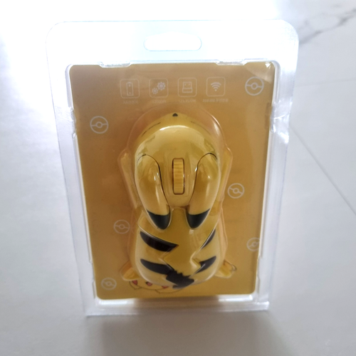 Pokemon Pikachu Figure Bluetooth Wireless Computer Mouse 1200dpi - Picture 2 of 5