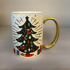 Rifle Paper Co. Holiday Porcelain Mug NIB Christmas Tree