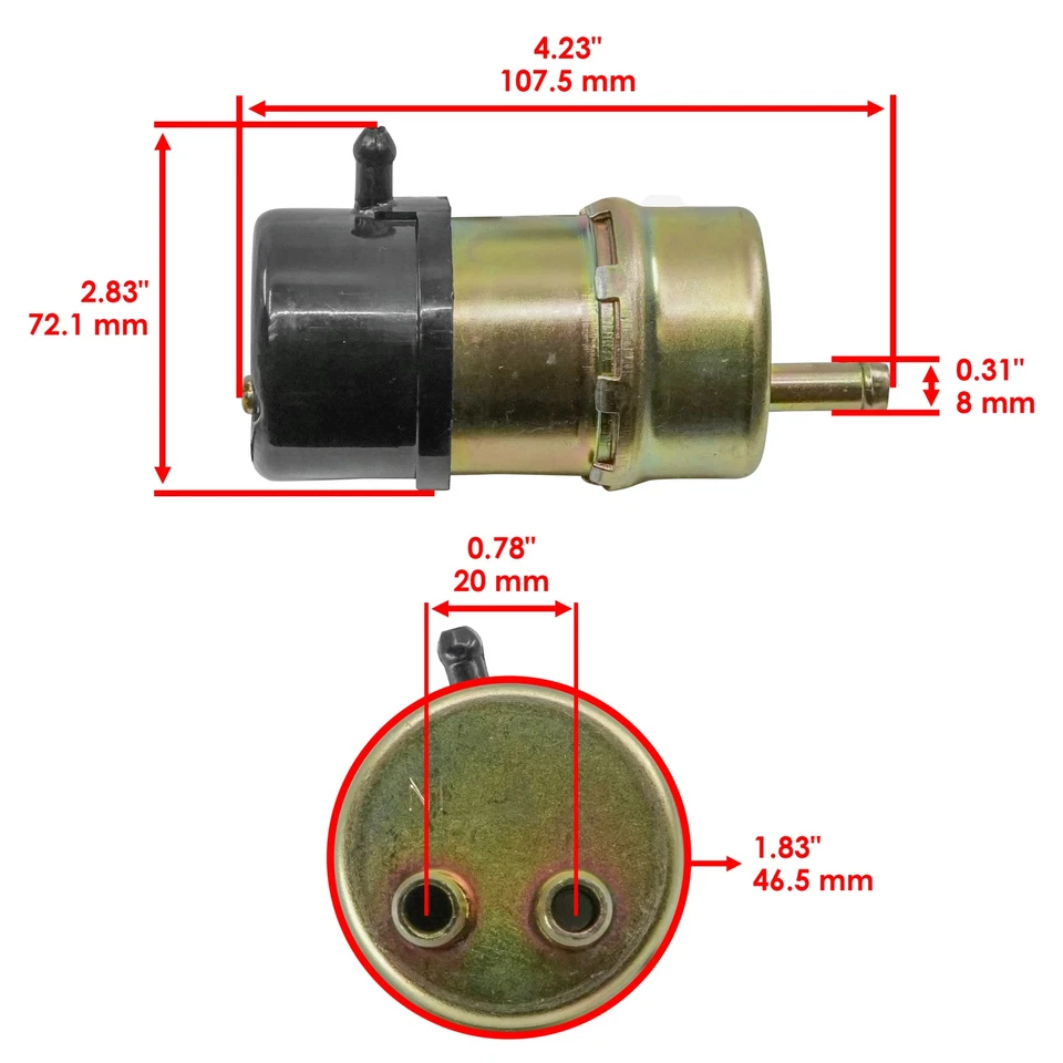 Bomba de combustible para Honda VT1100C Shadow Spirit 1100 1999-2007 / 16710-MAH-751 Foto 2 de 4