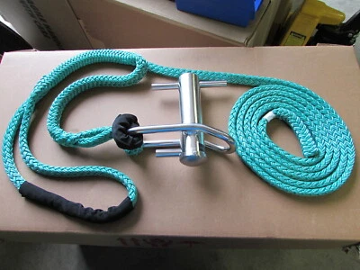 ROPE LOGICS LARGE STAINLESS STEEL PORTAWRAP & 12FT X 3/4" WHOOPIE SLING ARBORIST RIGGING