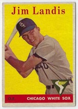 1958 Topps Jim Landis Chicago White Sox #108