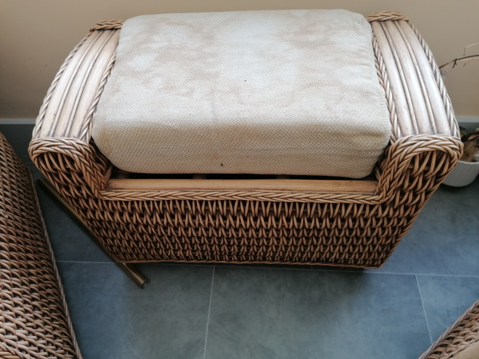 Conservatory Furniture Wicker Set Used eBay