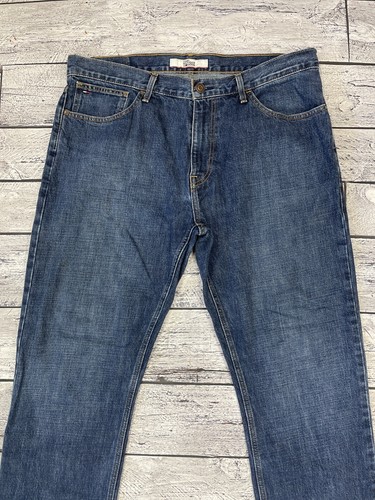 Tommy Hilfiger Mens Size 36x32 Straight Fit Classic Jeans Medium Wash - Picture 5 of 10