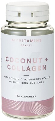 My Vitamins Kokosnuss & Kollagen Kapseln 60 Stück GRATIS P+P.  EXP 07/2026