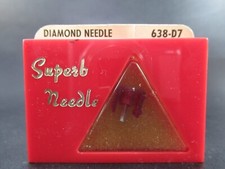 SUPERB Phonograph Needle 638-D7, JVC Victor DT-25H, New HB 