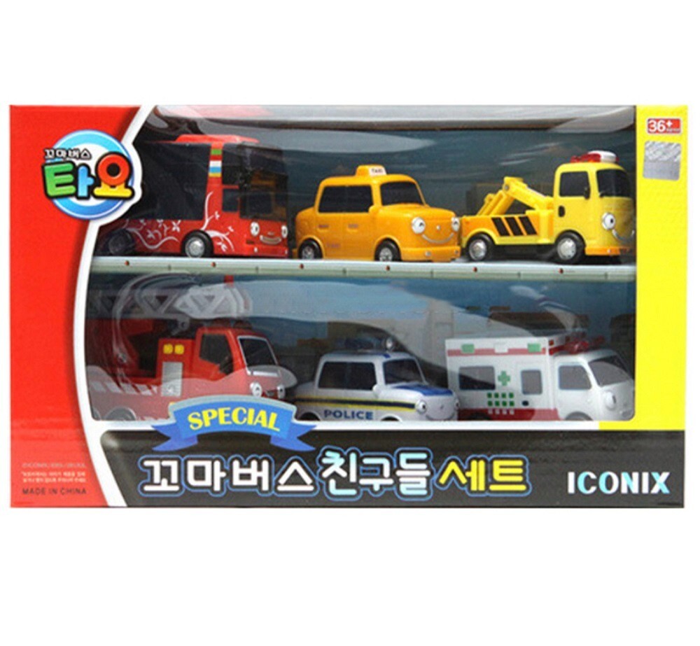 Tayo Little Bus Friends Special Set No. 1 / 6PCS Mini Car