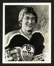 EARLY 1980s WAYNE GRETZKY AUTOGRAPHED / SIGNED 7-UP PROMO CARD ~ RARE ~ JSA AUTH