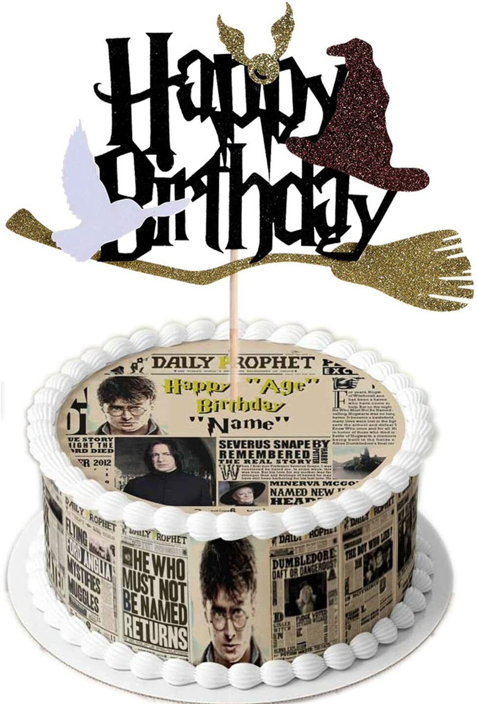 Harry Potter cake topper