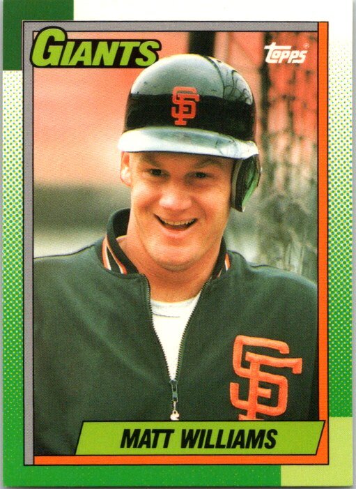 1990 Topps Tiffany Collection #41 Matt Williams - Free Shipping!