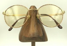 Vintage Liz Claiborne LC87 CIN Tortoise Gold Oval Sunglasses Eyeglasses Frames