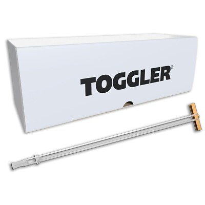 TOGGLER 24013 Snaptoggle 3/16 inch BA Hollow Wall Anchors - 6 Pack (No Screws)