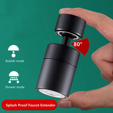 New 2 Mode Kitchen Faucet Spray Head Filter Adjustable 360 Rotary Splashback