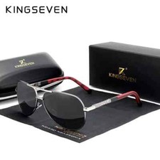 KINGSEVEN Polarized Aluminum Mens Sunglasses UV 400 Photochromic Aviator US SHIP