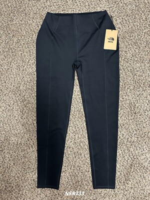THE NORTH FACE X SKIMS REFINA LEGGING LIMITED EDITION ONYX SIZE LARGE IN HAND