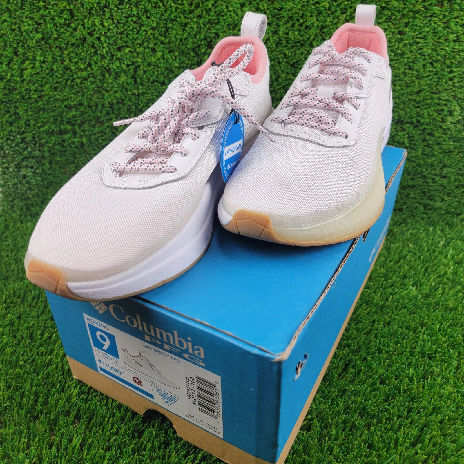 Columbia PFG Womens Low Drag PFG Boat Shoes Size 9 White Rosewater NWB
Opens in a new window or tab
