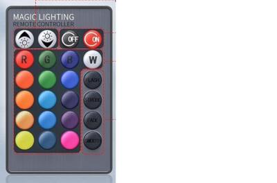 Replacement Remote Control for LIGHTAHEAD 32 inch LED Bubble Fish Tube Aquarium