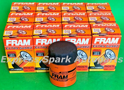 Case of 12 Engine Oil Filter-Extra Guard FRAM PH3675 For CHEVROLET, GMC CADILLAC