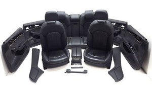 Original Audi A8 4H Innenausstattung Lederausstattung Leder schwarz Sitzheizung