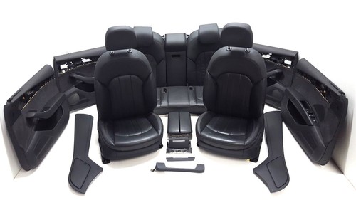 Original Audi A8 4H Innenausstattung Lederausstattung Leder schwarz Sitzheizung