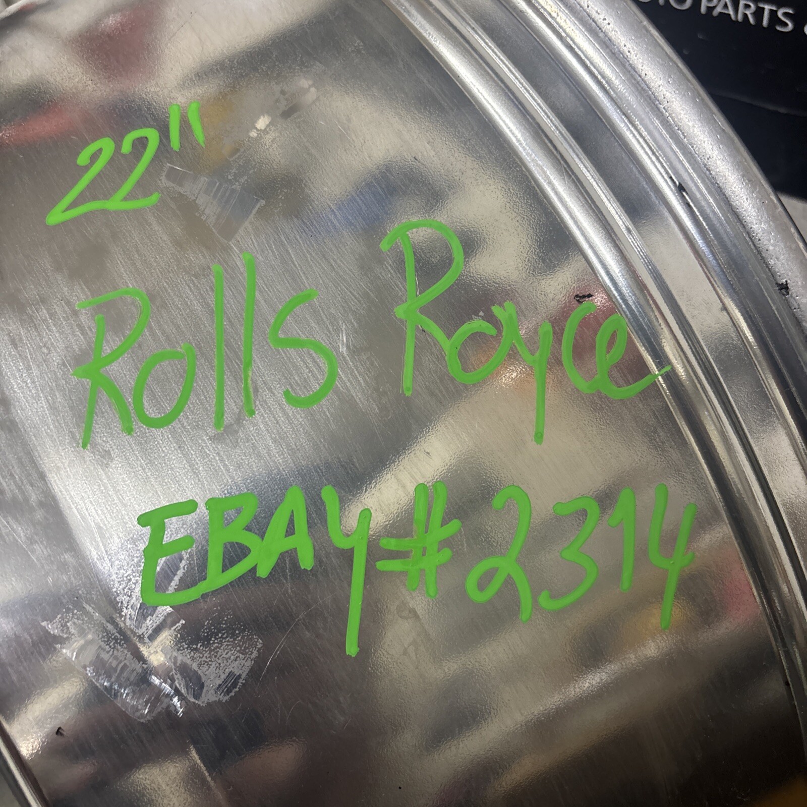 Rolls Royce Phantom 8 Wheel 9.5 X 22 #2314