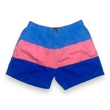 CHUBBIES VTG 80's Boomshakalaka 5  Colorblock Shorts Sz M