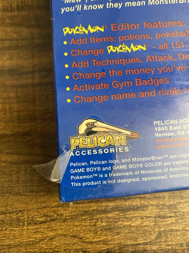 NEW FACTORY SEALED Brain Boy Monster Brain For Pokemon Red Blue Yellow Gameboy - Image 3 of 4