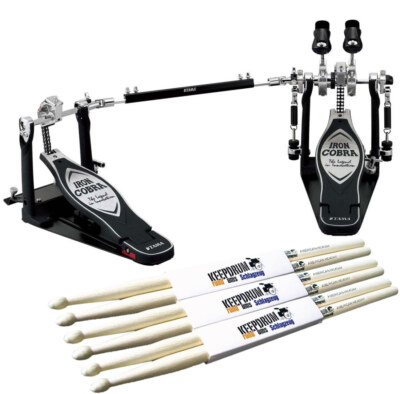 Tama HP900PWN Iron Cobra Power Glide +3Paar Sticks